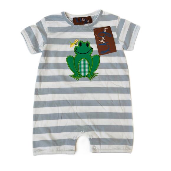 NWT Millie Jay 3M Froggy Romper - Picture 1 of 4